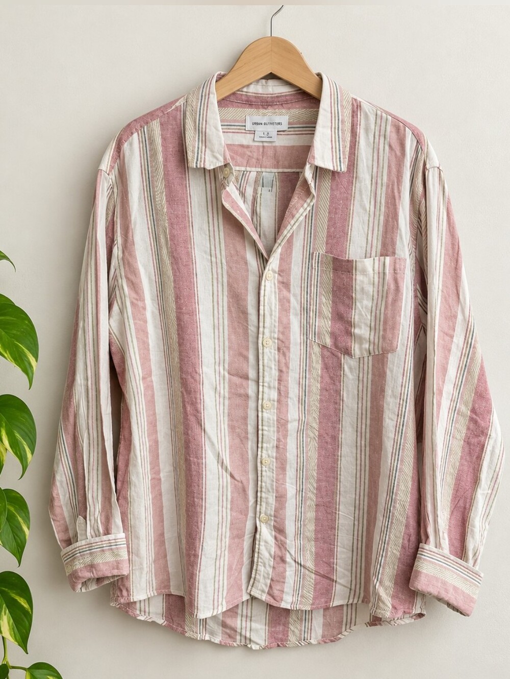Cotton On Garments:: Asby Striped Summer Long Sleeve Button Up Shirt